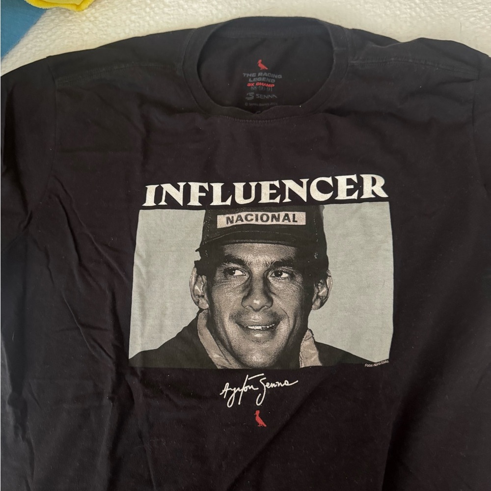 Black Reserva Airton Senna  Graphic Tee